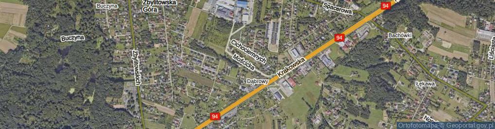 Zdjęcie satelitarne Mościcka ul.